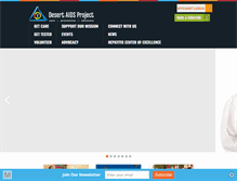 Tablet Screenshot of desertaidsproject.org